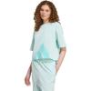 imageAdidas Womens Essentials Big Logo Boyfriend TShirtHalo MintFlash Aqua