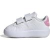 imageadidas Kids Advantage Base 20 ShoesWhiteBliss PinkSemi Lucid Red