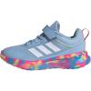 imageadidas UnisexChild Fortarun 40BlueMagic Grey MetallicLucid Pink
