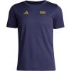 imageadidas Womens Train Essentials 3Stripes Cropped Tank TopTeam Navy BlueReal Salt Lake
