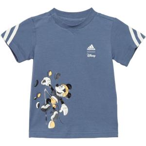 imageAdidas BabyBoys Disney Mickey Mouse TShirtPreloved InkOff WhiteSemi Spark