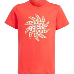 imageAdidas Girls Farm Rio Graphic TShirtTomatoChalk White