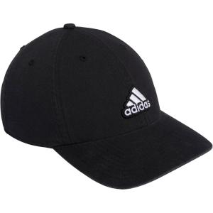 imageAdidas Mens Baseball Cap  Ultimate Adjustable Strapback Hat Relaxed Fit CottonBlackWhite