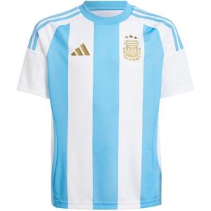 imageAdidas Unisex Kids Argentina Soccer JerseyWhite Blue Burst 2024
