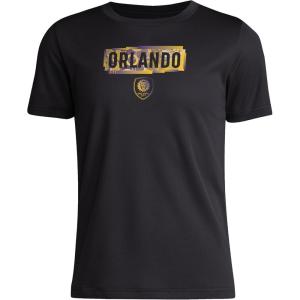 imageAdidas Unisex Kids Orlando City Sc MLS Short Sleeve TShirtBlack Orlando City