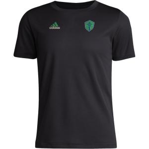 imageAdidas Unisex Kids Seattle Sounders MLS Short Sleeve TShirtBlack Seattle Sounders
