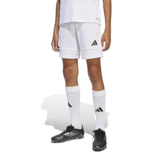 imageAdidas UnisexChild Squadra 25 ShortsWhiteWhiteBlack