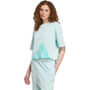 imageAdidas Womens Essentials Big Logo Boyfriend TShirtHalo MintFlash Aqua