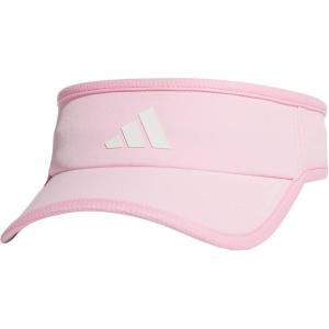 imageAdidas Womens Superlite Visor  Lightweight Athletic Sport Hat for WorkoutsTrue PinkWhite30