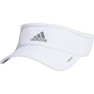 imageAdidas Womens Superlite Visor  Lightweight Athletic Sport Hat for WorkoutsWhiteSilver Reflective20