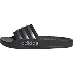 imageadidas Kids Adilette Shower SlideBlackIron MetallicBlack