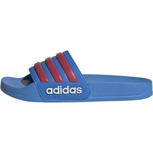 imageadidas Kids Adilette Shower SlideLucid Ray BlueSemi Lucid RedOff White