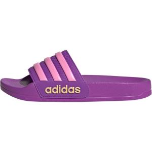 imageadidas Kids Adilette Shower SlidePurple BurstBliss PinkSemi Ice Tangerine