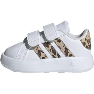imageadidas Kids Grand Court 20 ShoesWhiteMagic BeigeMatte Gold