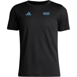 imageadidas Kids Minnesota United FC PreGame Short Sleeve TShirtBlackMinnesota United