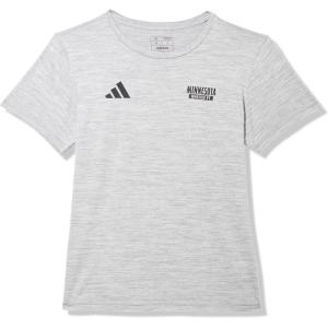 imageadidas Kids Minnesota United FC PreGame Short Sleeve TShirtMedium Grey HeatherMinnesota United