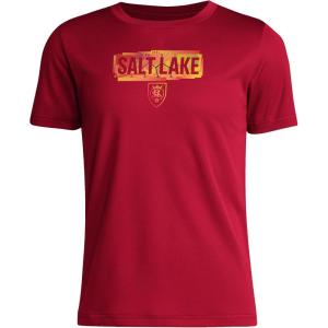 imageadidas Kids Real Salt Lake MLS Short Sleeve TShirtTeam Victory Red Real Salt Lake