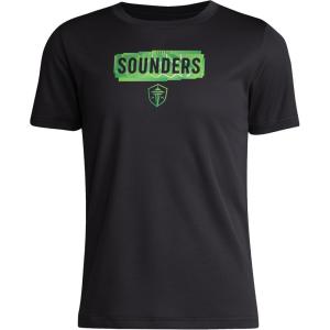 imageadidas Kids Seattle Sounders MLS Short Sleeve TShirtBlack Sounders