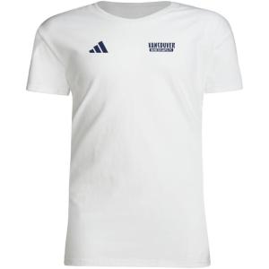 imageadidas Kids Vancouver Whitecaps FC PreGame Short Sleeve TShirtWhiteVancouver Whitecaps
