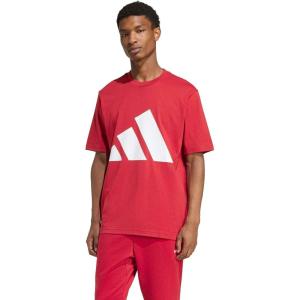 imageadidas Mens Essentials Big Logo TShirtMaroonWhite