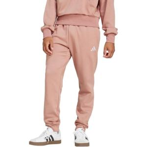 imageadidas Mens Essentials Feel Cozy Fleece PantsWarm ClayWhite
