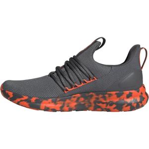 imageadidas Mens Lite Racer Adapt 70 Running ShoesGreySemi Impact OrangeGrey