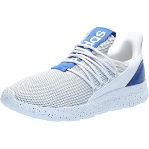 imageadidas Mens Lite Racer Adapt 70 Running ShoesWhiteTeam Royal BlueGrey