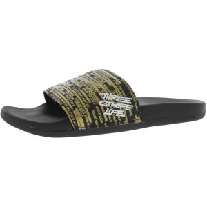 imageadidas Unisex Adult Adilette Comfort Slide SandalBlackGoldAwesome