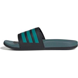imageadidas Unisex Adult Adilette Comfort Slide SandalBlackPure TealPreloved Teal