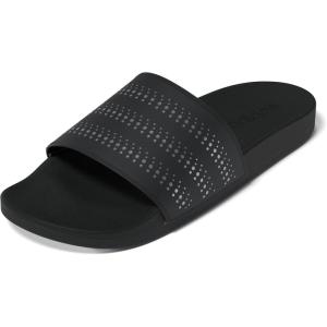 imageadidas Unisex Adult Adilette Comfort Slide SandalBlackSilver MetallicBlack