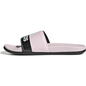 imageadidas Unisex Adult Adilette Comfort Slide SandalClear PinkWhiteCore Black