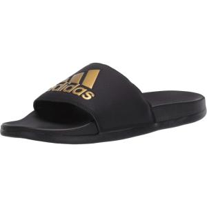 imageadidas Unisex Adult Adilette Comfort Slide SandalCore BlackGold MetallicCore Black