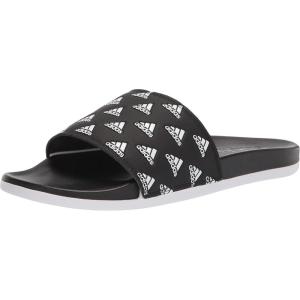 imageadidas Unisex Adult Adilette Comfort Slide SandalCore BlackWhiteWhite