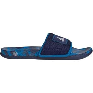 imageadidas Unisex Adult Adilette Comfort Slide SandalDark BlueChalk WhiteBlue Rush