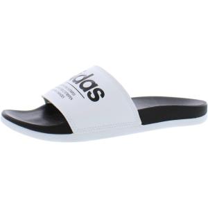 imageadidas Unisex Adult Adilette Comfort Slide SandalWhiteBlackWhite