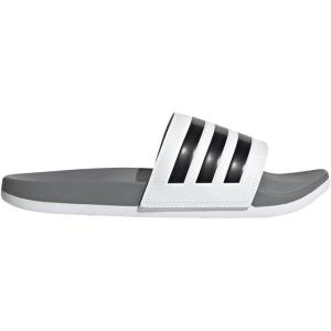 imageadidas Unisex Adult Adilette Comfort Slide SandalWhiteCore BlackGrey Three