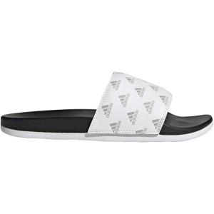 imageadidas Unisex Adult Adilette Comfort Slide SandalWhiteGreyWhite