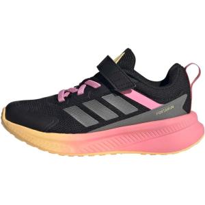 imageadidas UnisexChild Fortarun 40BlackIron MetallicBliss Pink