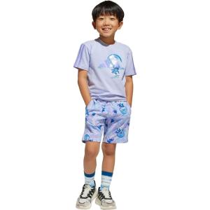 imageadidas boys Disney Lilo and Stitch Tshirt SetViolet ToneLight Purple