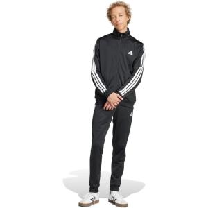 imageadidas mens Basic 3stripes Tricot Track SuitBlack