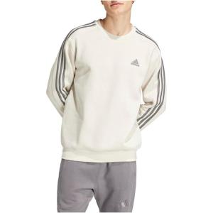 imageadidas mens Essentials Fleece 3stripes SweatshirtAlumina