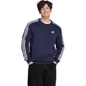 imageadidas mens Essentials Fleece 3stripes SweatshirtInk