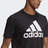 imageadidas Mens Essentials Big Logo TShirtBlackWhite