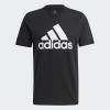 imageadidas Mens Essentials Big Logo TShirtBlackWhite