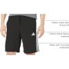 imageadidas Mens Essentials Fleece 3Stripes ShortsBlack