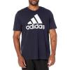 imageadidas Mens Essentials Big Logo TShirtLegend InkWhite