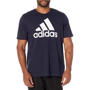 imageadidas Mens Essentials Big Logo TShirtLegend InkWhite
