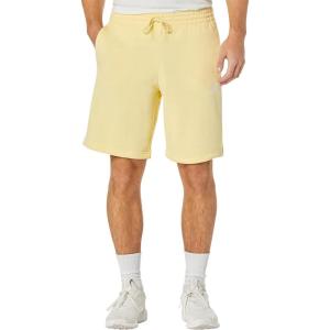 imageadidas Mens Essentials Fleece 3Stripes ShortsAlmost YellowWhite