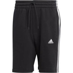 imageadidas Mens Essentials Fleece 3Stripes ShortsBlack
