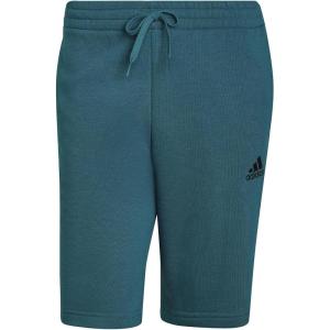 imageadidas Mens Essentials Fleece 3Stripes ShortsLegacy TealBlack